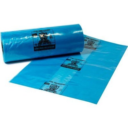 ARMOR PROTECTIVE PACKAGING Armor DefenderVCI Gusseted Bags, 33"W x 34"L, 4 Mil, Blue, 50/Pack PVCIBAG4MB343365COEX-D